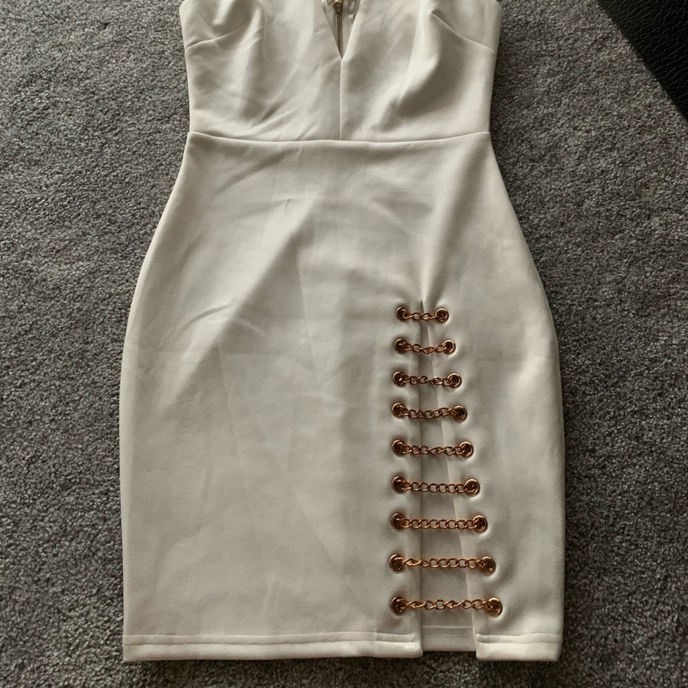 FashionNova White Dress (S)